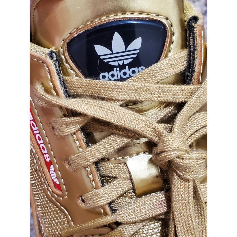 Adidas Falcon Women’s Sneakers Gold Metallic Size 7.5 US (Art CG6247) - Picture 6 of 9